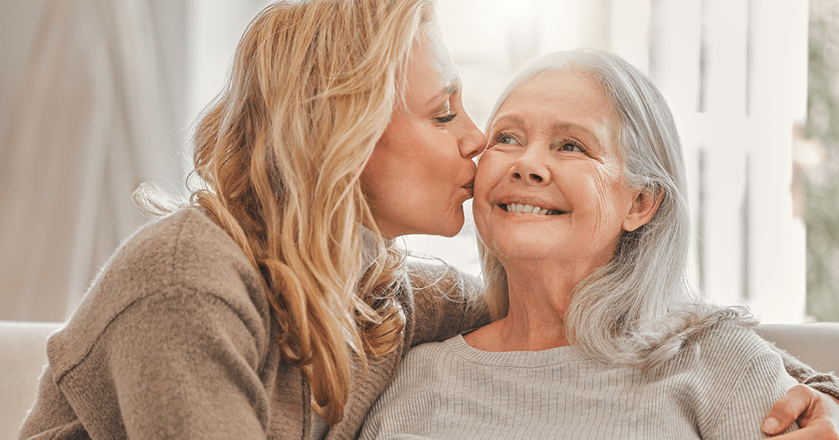 Mother with Dementia and Daughter