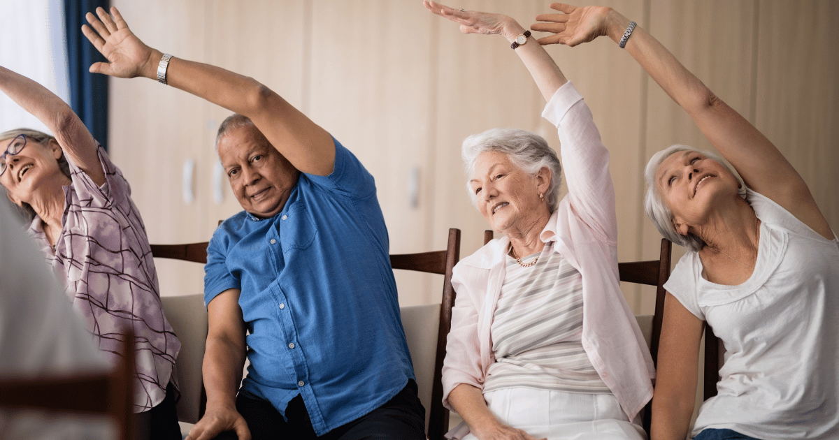 at-home workouts with seniors