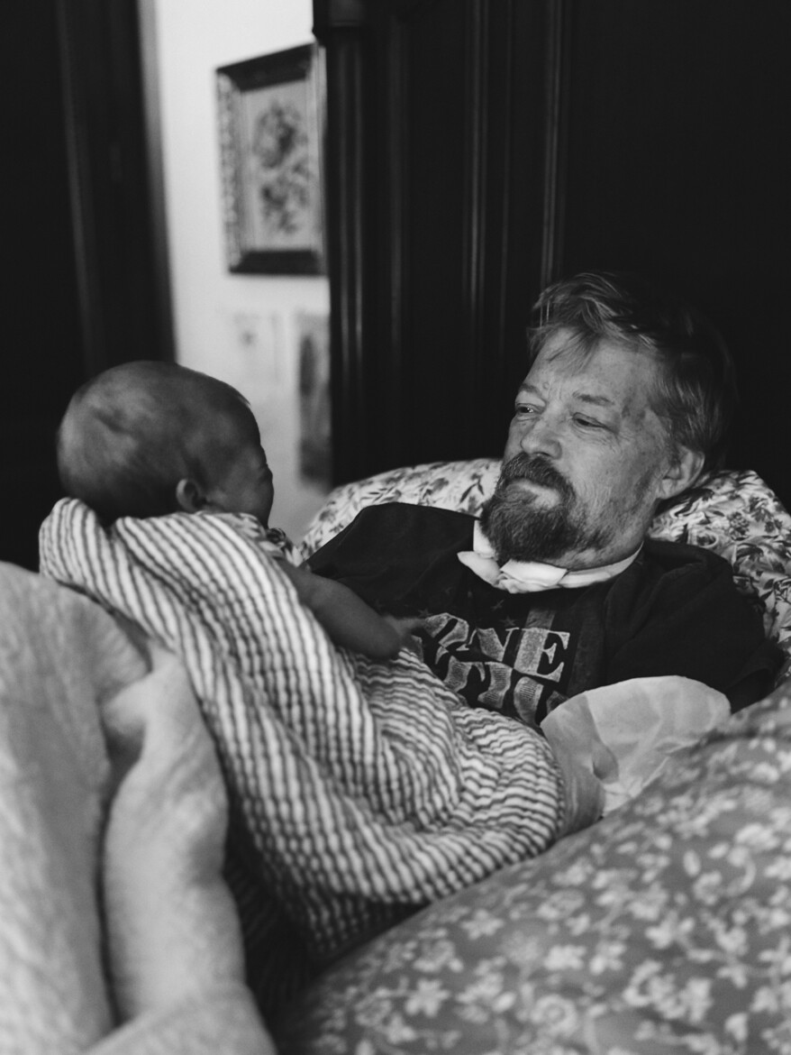 Trevor Polder and grandson