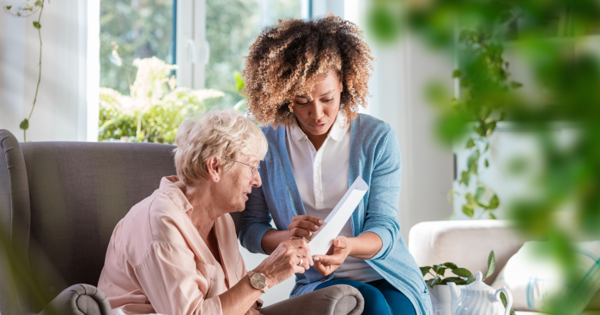 aging and brain - caretaker and senior